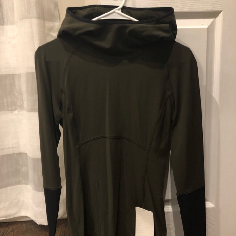SOLD!!! Lululemon olive green pullover.
